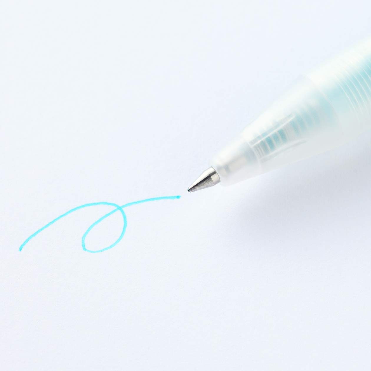 Amazon | 無印良品 さらさら描けるゲルインキボールペン ノック式